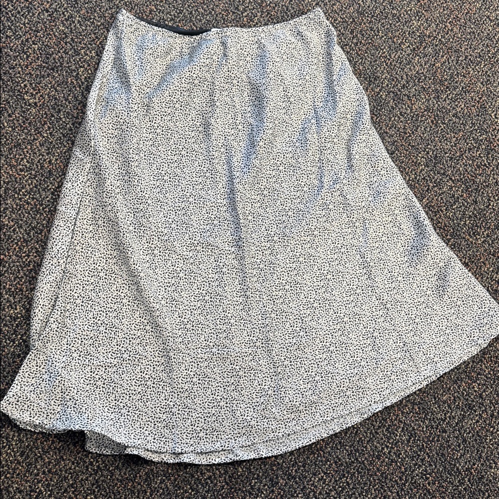 Marshalls Black and White Midi Skirt